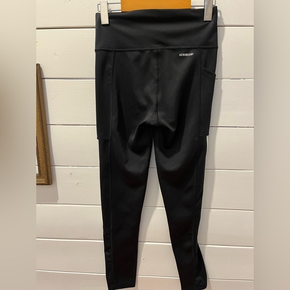 Adidas AEROREADY Primegreen Black Leggings - Size S - Picture 7 of 7